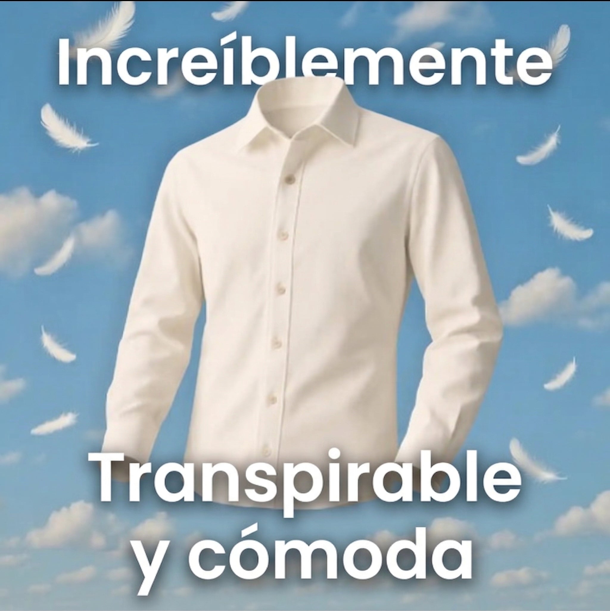 Camisa que no se arruga, de corte entallado