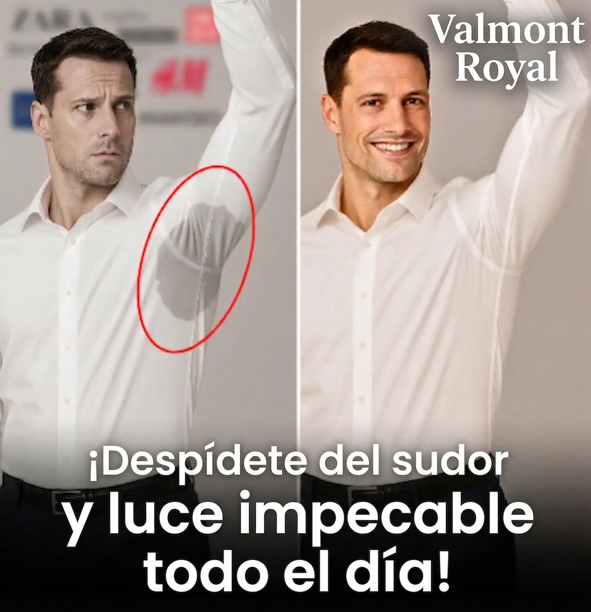 Camisa que no se arruga, de corte entallado