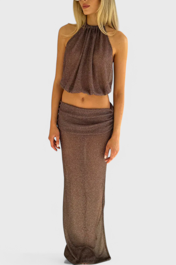 doa Conjunto Halter de Dos Piezas