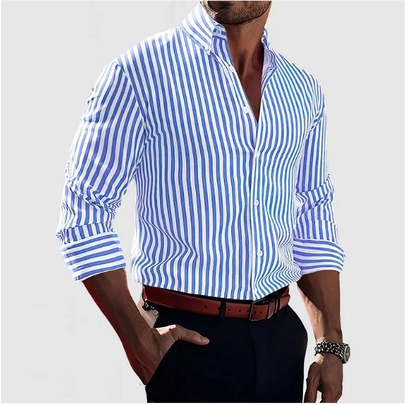 EFRAÍN ROYAL| CAMISA CLÁSICA A RAYAS (1+1 GRATIS)